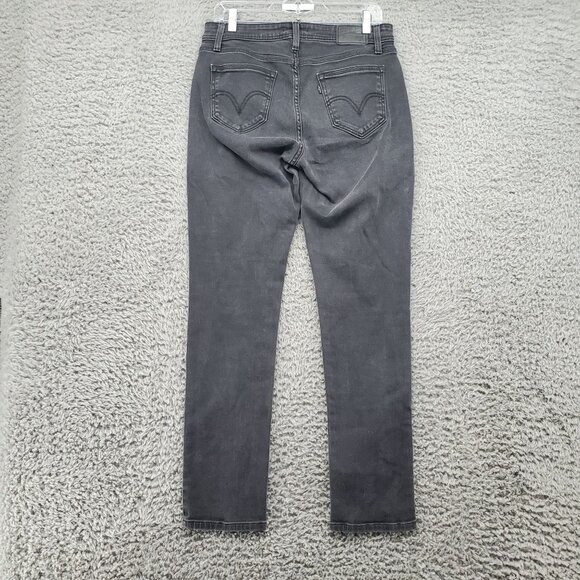 Levi's Denim - Levis Jeans Womens 29 Washed Black 529 Curvy Skinny Stretch Mid Rise